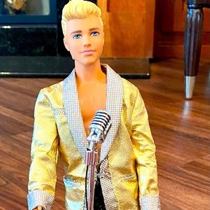 Ken doll in Elvis costume